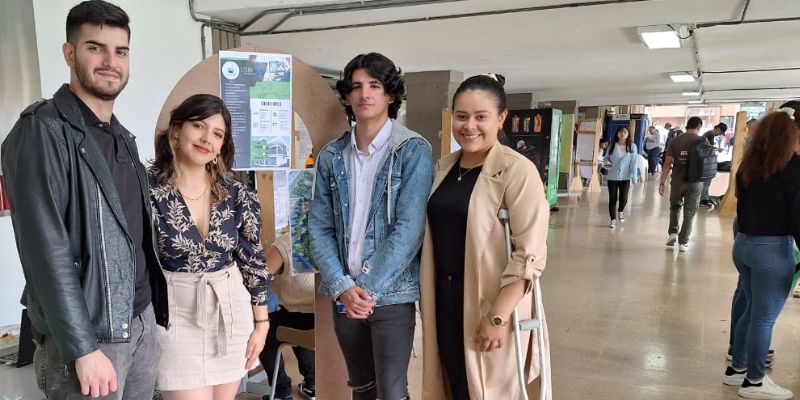 Estudiantes en la Universidad de Medellín